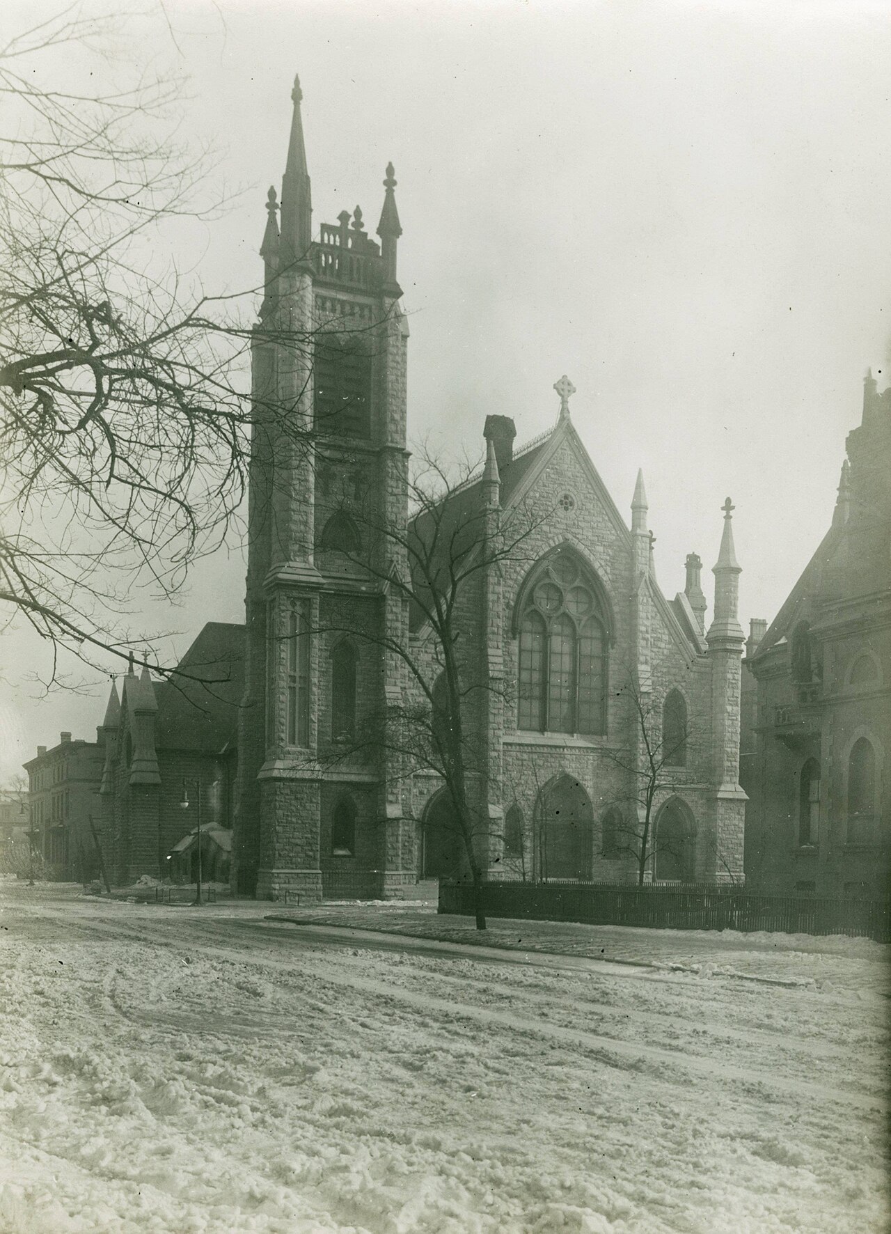 The Great Fire Scorch Marks Still Visible on St. James Cathedral's Bell Tower - Image 3